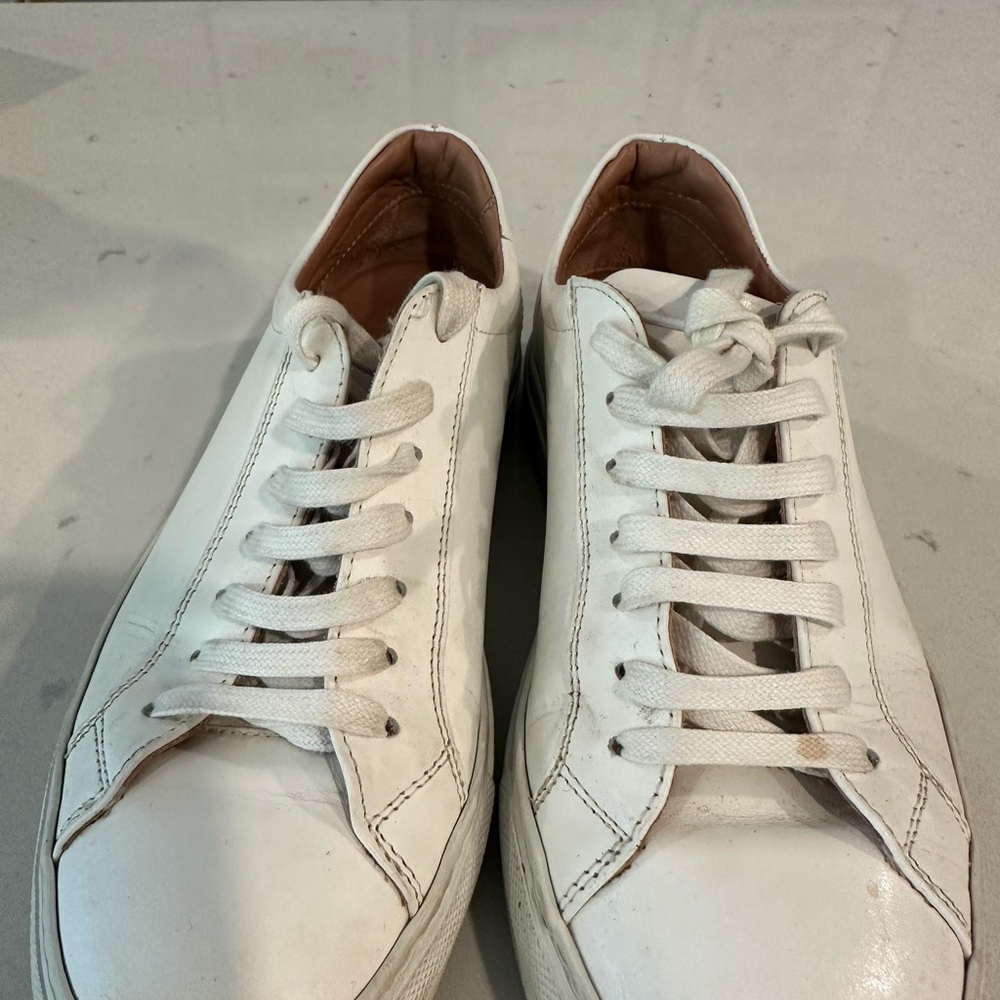 Boss sneakers, genuine leather, size 7 women, comfortable and classic